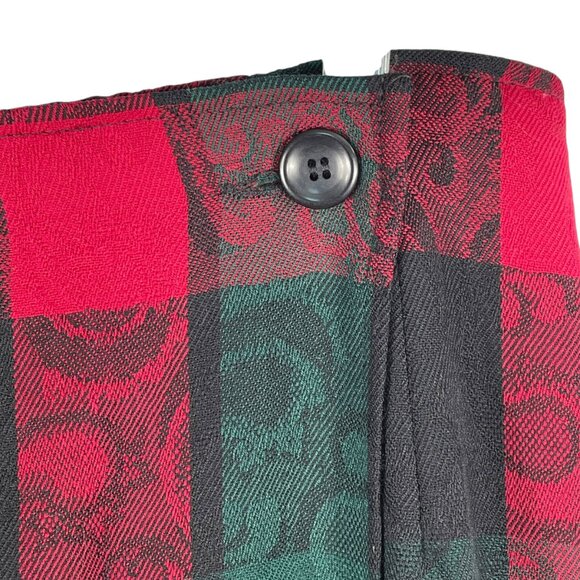 Vintage Pendleton Plaid Wool Vest Skirt Set Made in USA Size 12 - Picture 11 of 13